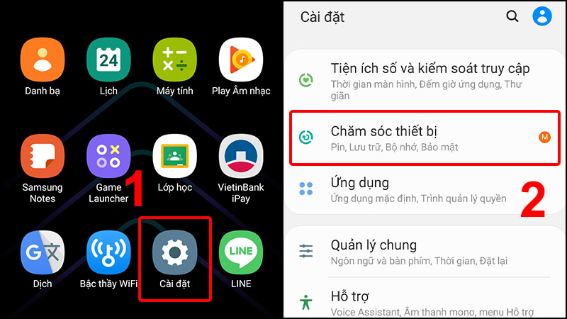 Hướng dẫn cách khắc phục điện thoại samsung báo thiết bị quá nóng