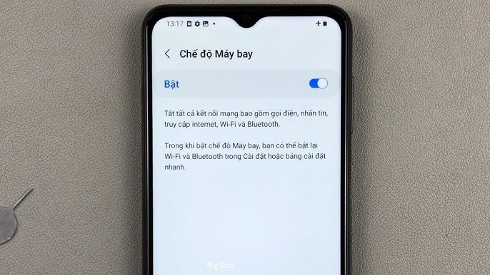 Khắc phục điện thoại Samsung bị mất sóng​ bằng cách tắt chế độ máy bay