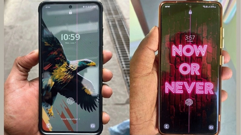 Cách sửa điện thoại Samsung bị sọc màn hình