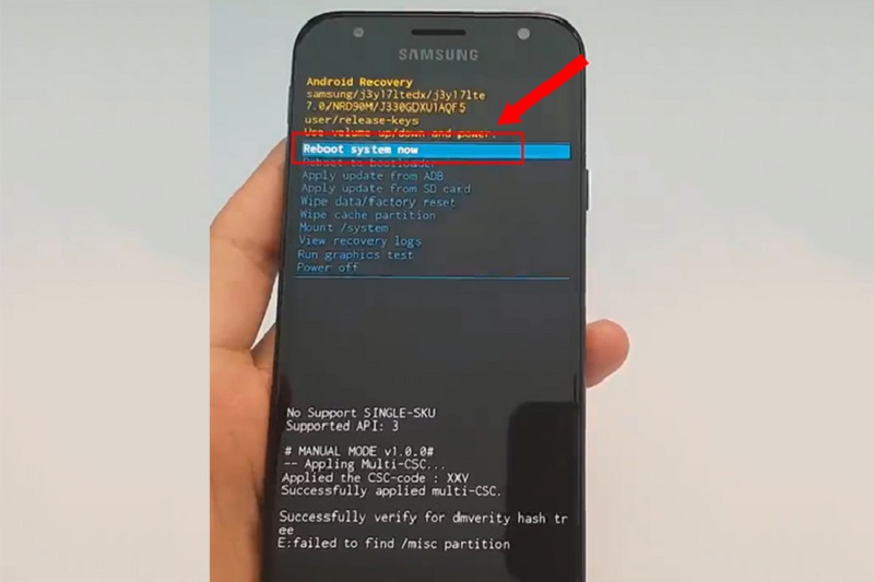 Cách khắc phục điện thoại samsung bị treo logo không tắt được nguồn