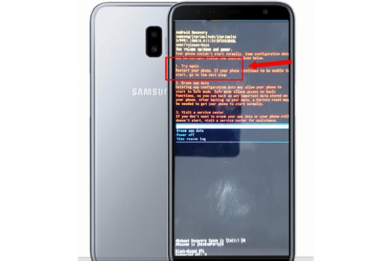 Cách sửa điện thoại Samsung bị treo logo
