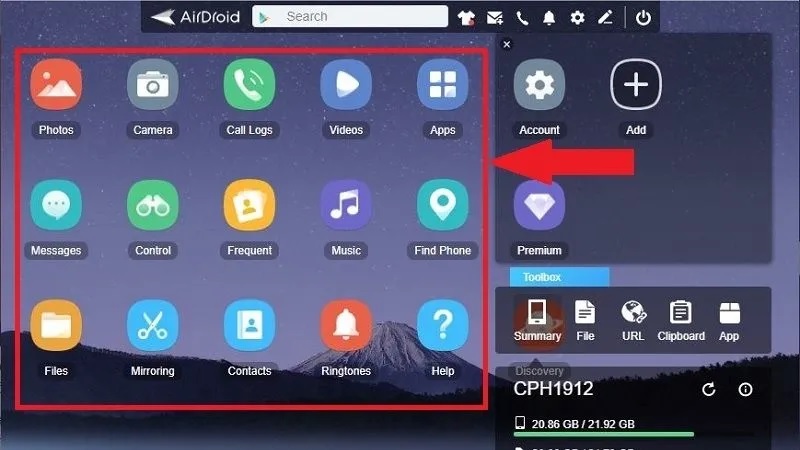 Cách kết nối máy tính với điện thoại qua ứng dụng AirDroid