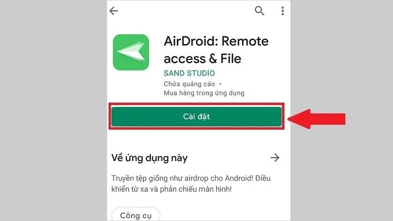 Cách kết nối máy tính với điện thoại qua ứng dụng AirDroid
