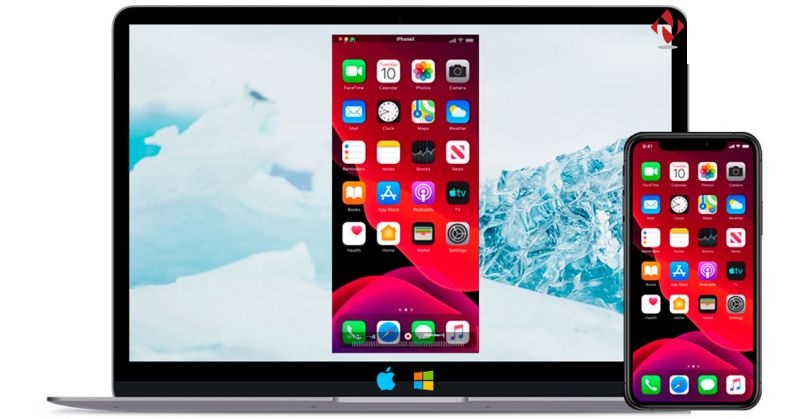 Phản chiếu màn hình iPhone lên máy tính window bằng cách phần mềm AirServer