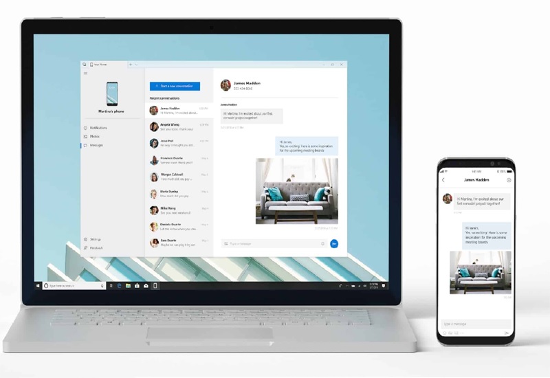 Kết nối màn hình điện thoại với máy tính bằng Your Phone