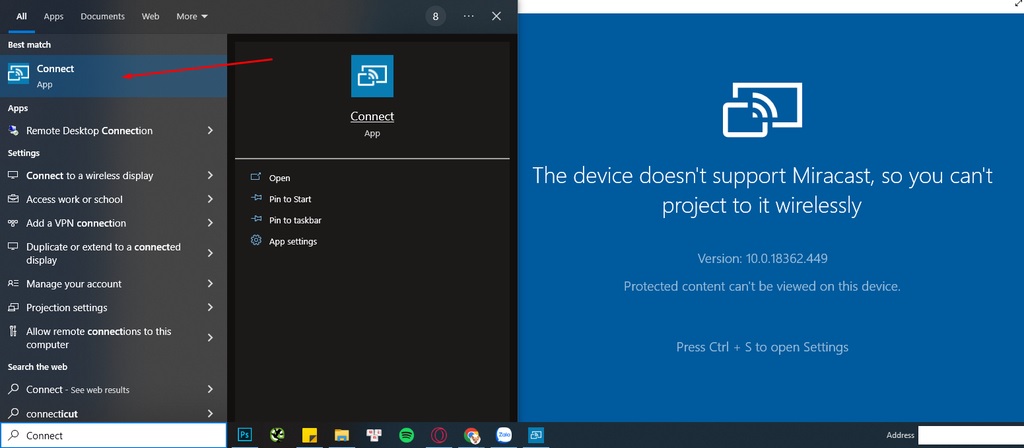 Kết nối màn hình điện thoại với máy tính bằng ứng dụng Connect