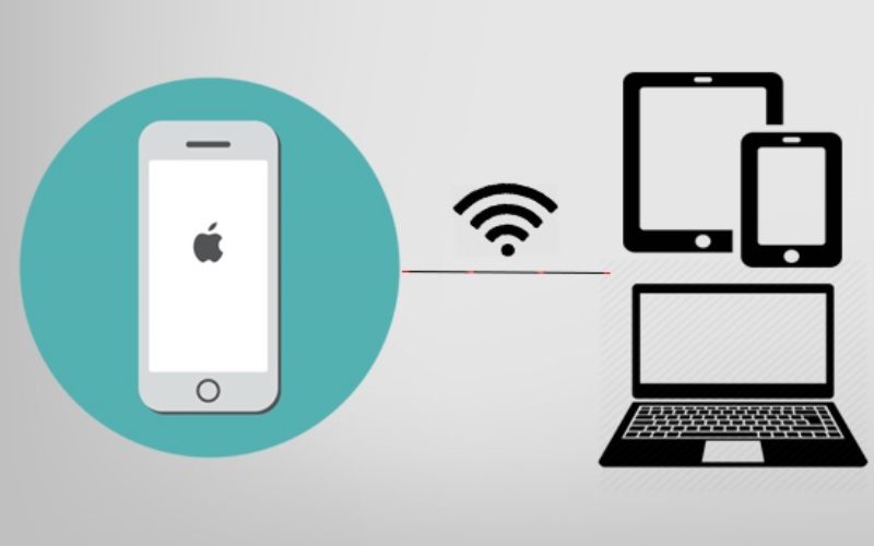 Cách kết nối điện thoại iPhone với máy tính qua wifi
