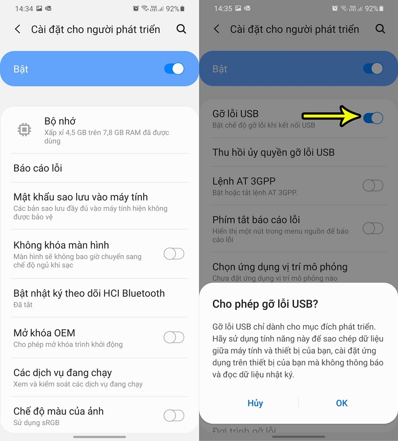 Cách kết nối điện thoại Android với máy tính bằng cáp USB