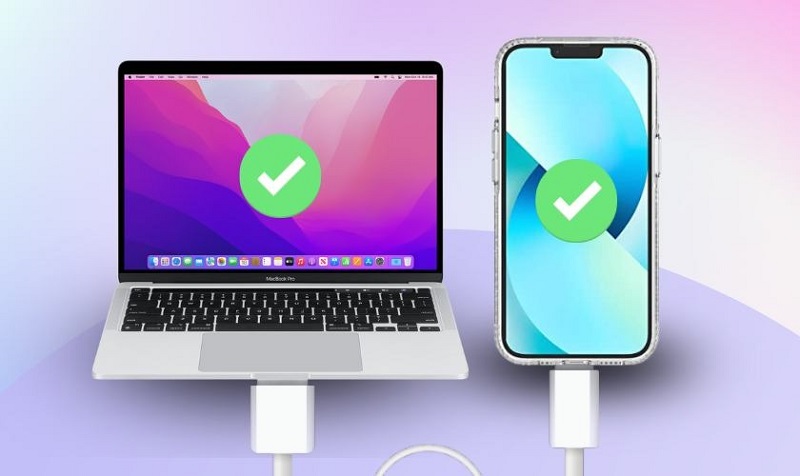 Cách kết nối điện thoại iPhone với máy tính qua cáp USB