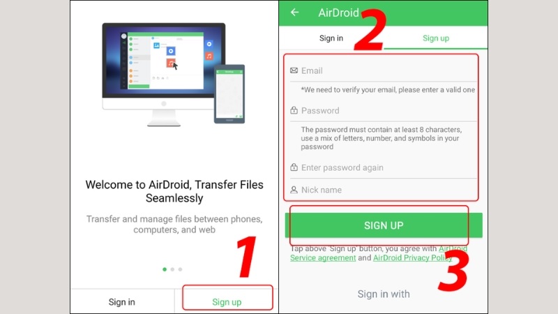 Cách kết nối điện thoại với máy tính không dây