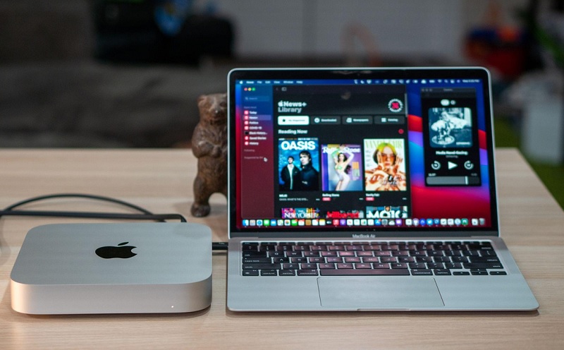 Cách kết nối Mac mini với màn hình MacBook