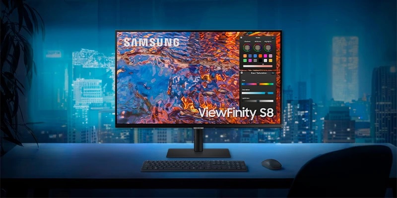 Samsung ViewFinity S8 LS32B800PXEXXV cho Mac mini tốt nhất hiện nay