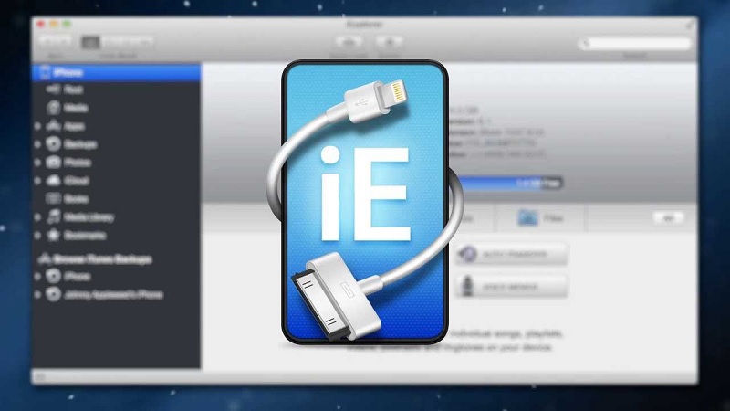 Phần mềm iExplorer kết nối iPhone với máy tính