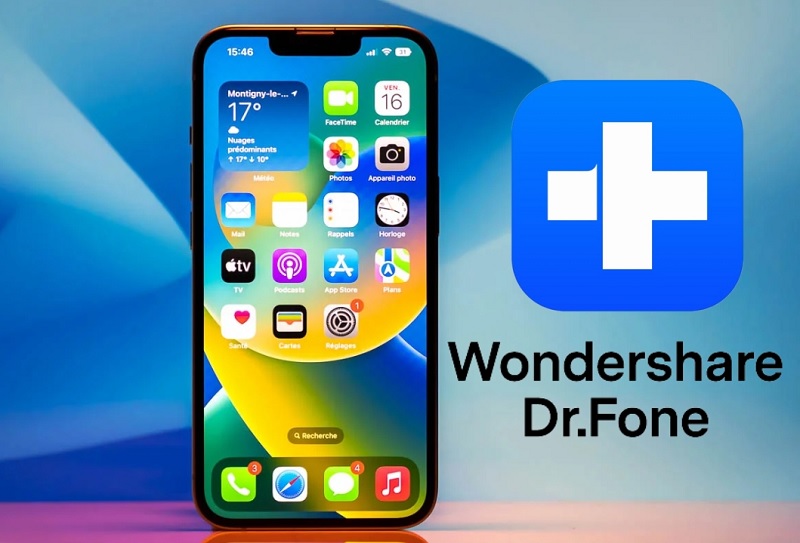 Phần mềm Wondershare Dr.Fone kết nối iPhone với máy tính