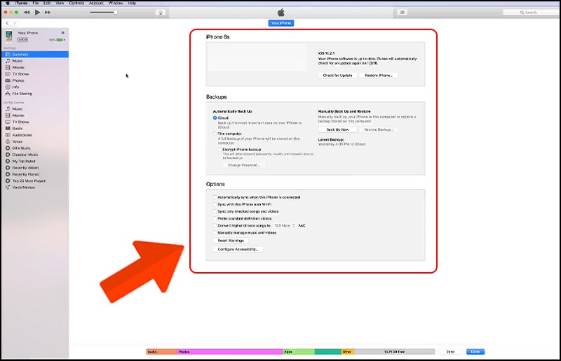 Hướng dẫn phần mềm kết nối iPhone với máy tính qua iTunes