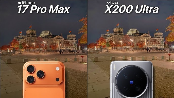 So sánh iPhone 17 Pro Max vs vivo X200 Ultra qua camera