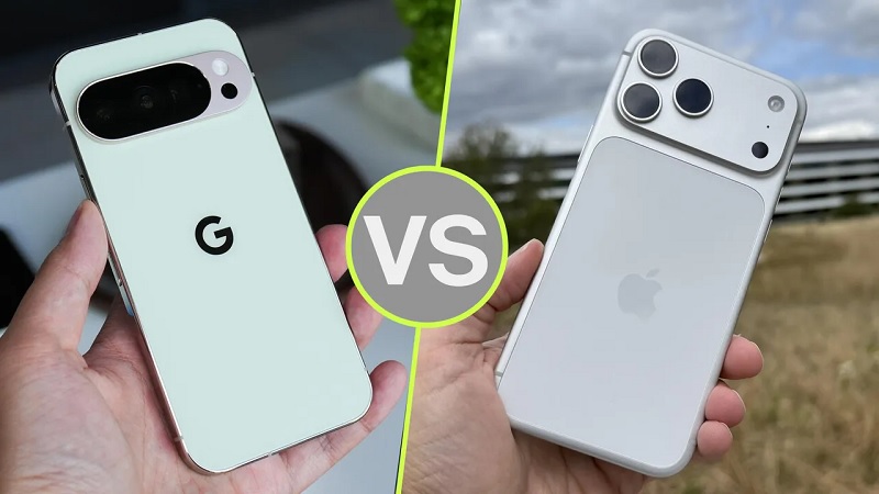 So sánh iPhone 17 Pro Max vs Google Pixel qua Pin và thời gian sử dụng