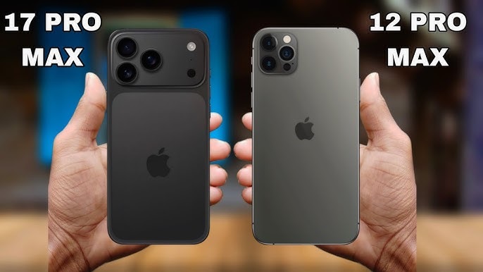 iPhone 17 Pro Max và iPhone 12 Pro Max qua thiết kế