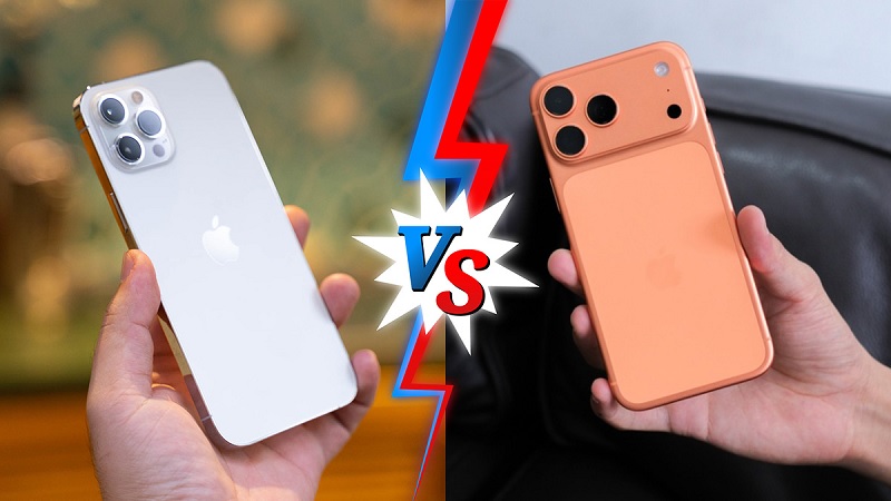 iPhone 17 Pro Max và iPhone 12 Pro Max