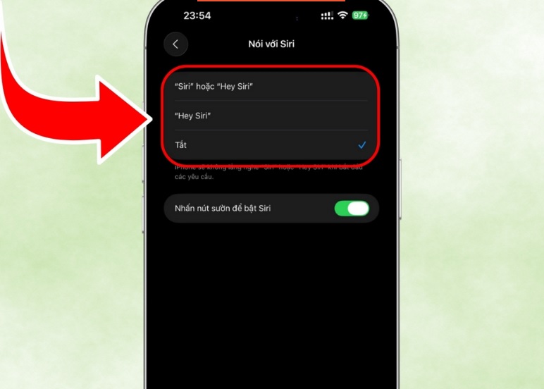 Cách bật Siri trên iPhone 17 bằng giọng nói