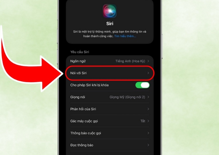 Cách bật Siri trên iPhone 17 bằng giọng nói