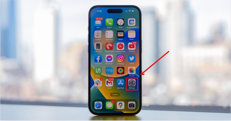 Cách bật tắt chế độ im lặng trên iPhone 17 qua cài đặt