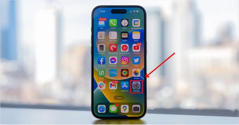 Cách bật tắt chế độ im lặng trên iPhone 17 qua cài đặt