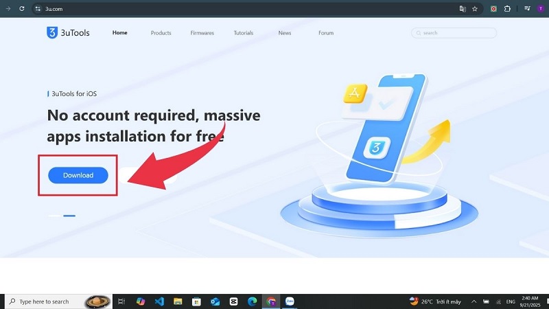 Kiểm tra qua bằng phần mềm 3uTools