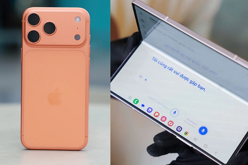 Galaxy Z Fold6 và iPhone 17 Pro Max