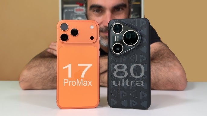 So sánh Huawei Pura 80 Ultra và iPhone 17 Pro Max qua màu sắc