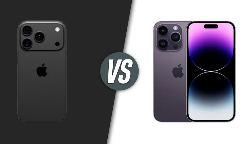 So sánh iPhone 14 Pro Max và iPhone 17 Pro qua thiết kế