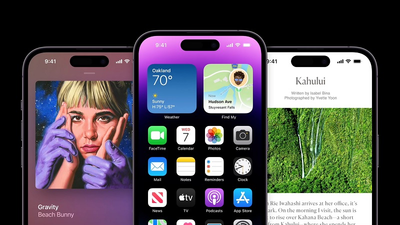 So sánh iPhone 14 Pro Max và iPhone 17 Pro qua màn hình