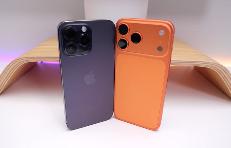 iPhone 14 Pro Max và iPhone 17 Pro