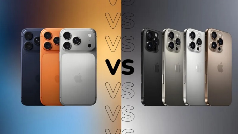 So sánh iPhone 17 Pro Max và iPhone 16 Pro Max qua bộ nhớ lưu trữ