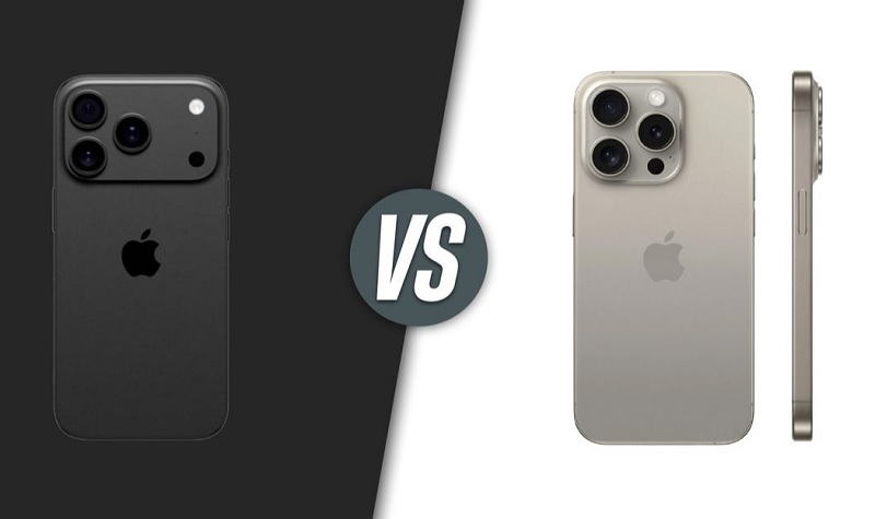 So sánh iPhone 17 Pro và iPhone 15 Pro qua thiết kế