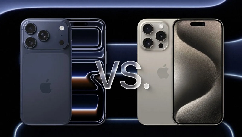 So sánh iPhone 17 Pro và iPhone 15 Pro qua phiên bản bộ nhớ