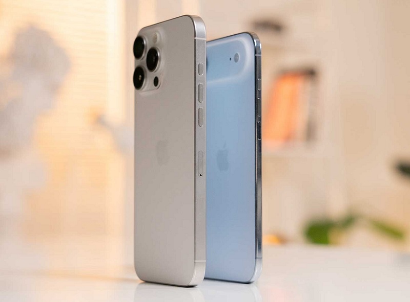 So sánh iPhone Air với iPhone 16 Pro Max qua camera 