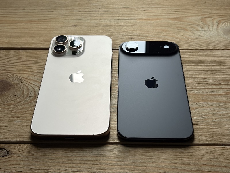 So sánh iPhone Air với iPhone 16 Pro Max qua màu sắc