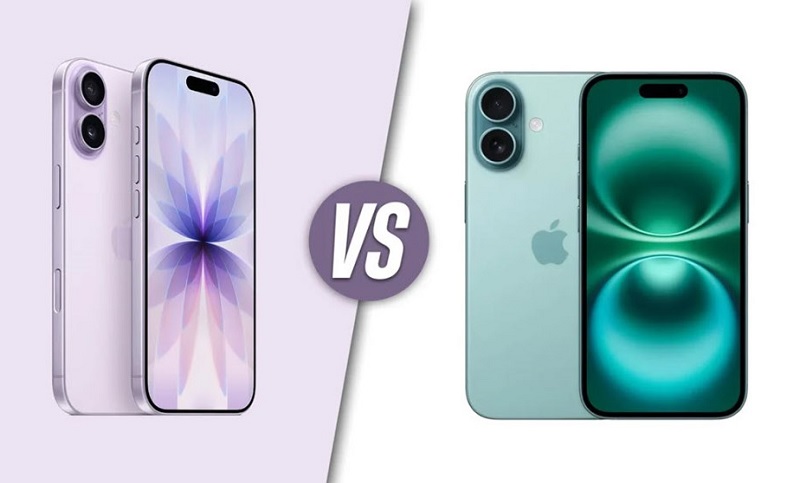 So sánh iPhone 17 và iPhone 16 qua thiết kế