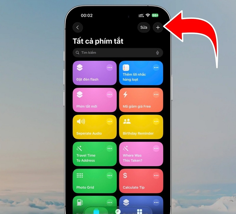 Tạo phím tắt trên iPhone giúp tắt màn hình iPhone 17 Pro Max