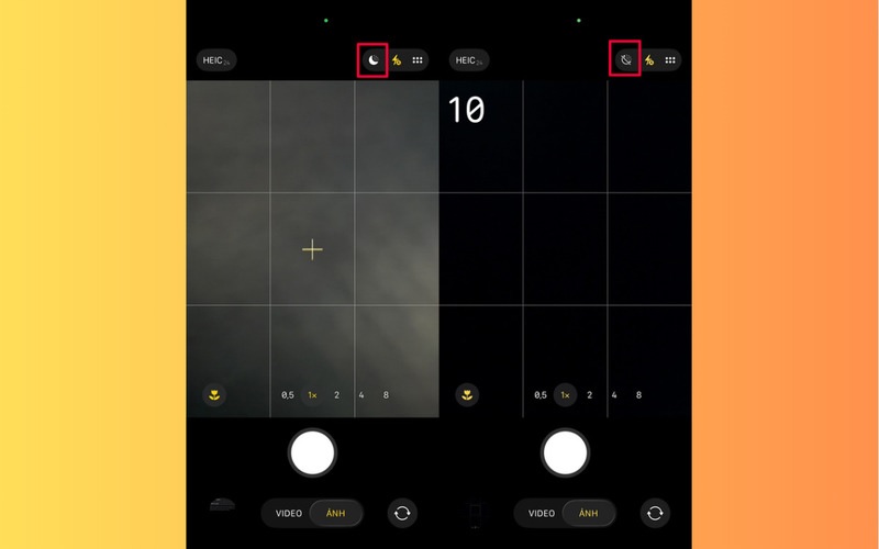 Cách chỉnh camera iPhone 17 Pro Max với tính năng chụp ban đêm