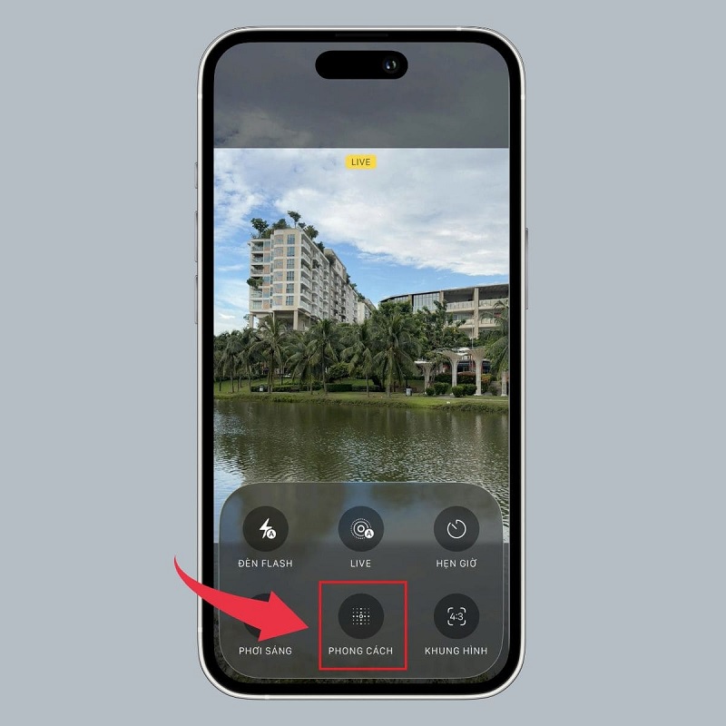 Cách chọn phong cách trên camera