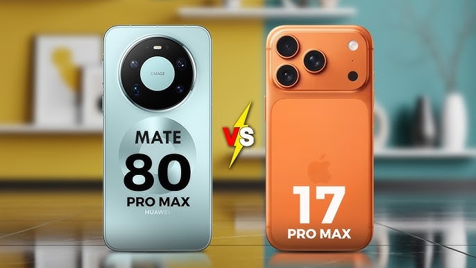 So sánh Huawei Mate 80 Pro Max và iPhone 17 Pro Max qua thiết kế