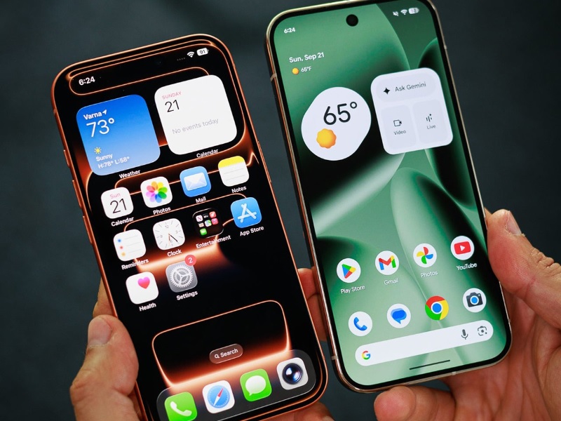 So sánh iPhone 17 Pro và Pixel 10 Pro qua màn hình