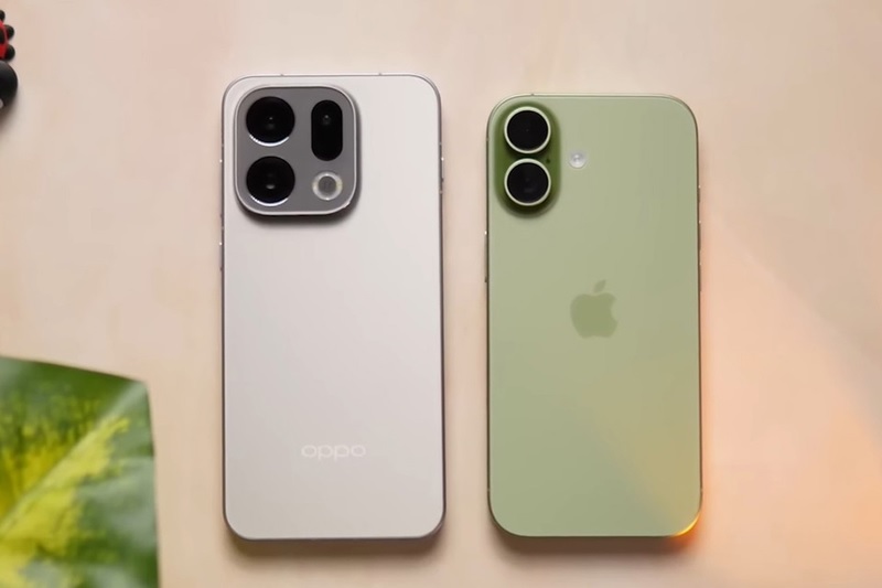So sánh iPhone 17 và OPPO Find X9 qua màu sắc