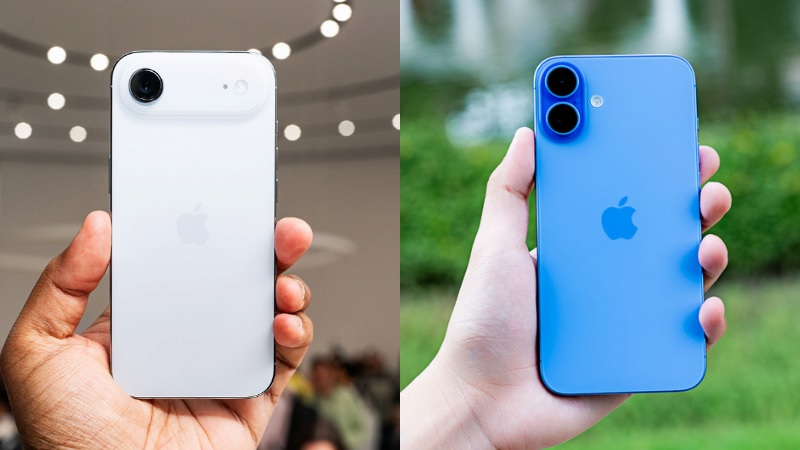 iPhone Air và iPhone 16 thường