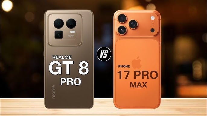 Realme GT 8 Pro và iPhone 17 Pro Max
