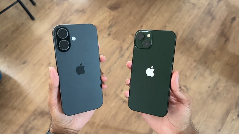So sánh iPhone 17 thường và iPhone 13 qua thiết kế