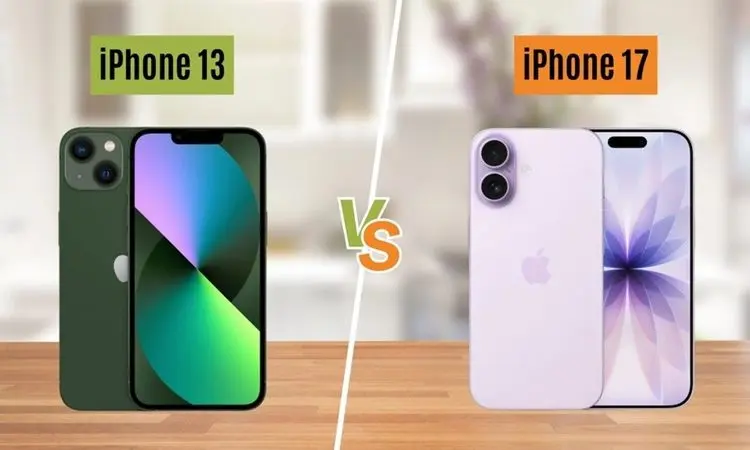 iPhone 17 thường và iPhone 13