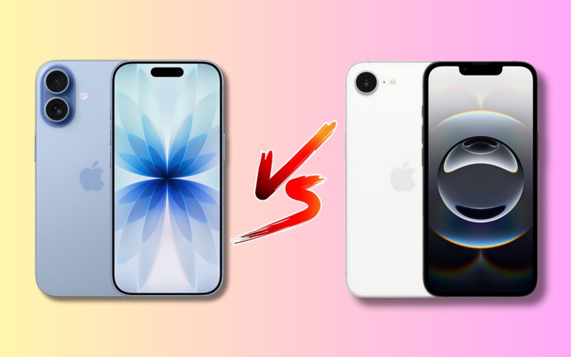 So sánh iPhone 17 và iPhone 16e qua thiết kế